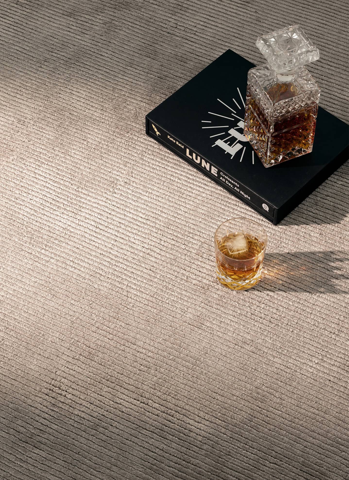 Jewel Wool/Tencel Rug - Metal Grey